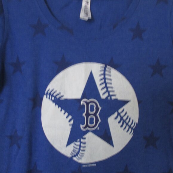 Soft as a Grape Womens S/S Blue Cotton/Poly Brooklyn Dodgers Baseball Tee NWT- S - Picture 2 of 3